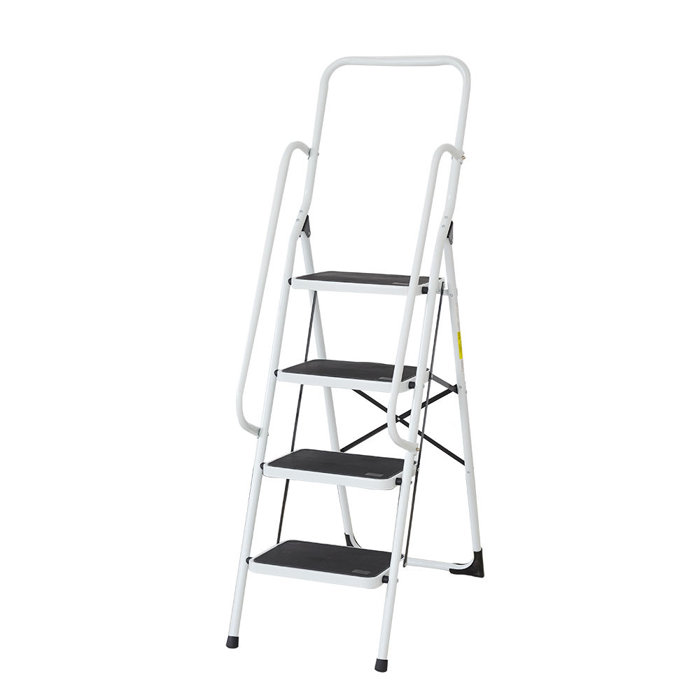 WFX Utility™ Stable Step Ladder 4 Step With Hand Grips Safety Ladders